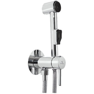 Гигиенический душ Славен Город СЛ-ОД-Д52 со смесителем, С ВНУТРЕННЕЙ ЧАСТЬЮ, хром