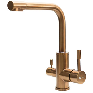 Смеситель для кухни Lemark Expert LM5061RGN розовое золото