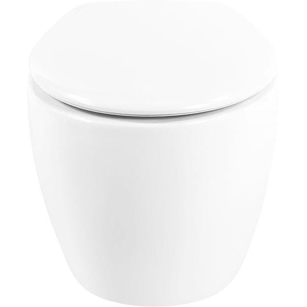 Купить Унитаз подвесной Art&Max Imola AM217CHR/SC с микролифтом, белый в Москве с доставкой Унитаз подвесной Art&Max Imola AM217CHR/SC с микролифтом, белый