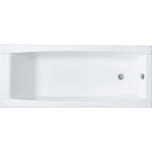 Акриловая ванна Santek Санторини 150x70 см, с каркасом, со сливом-переливом