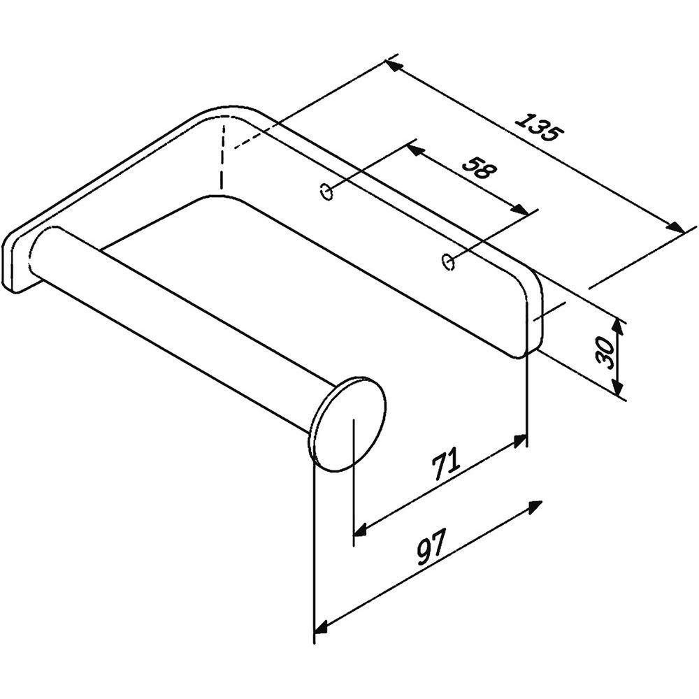 Купить Держатель туалетной бумаги AM.PM Inspire V2.0 A50A34100 в Москве с доставкой Держатель туалетной бумаги AM.PM Inspire V2.0 A50A34100