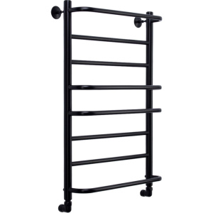 Полотенцесушитель водяной Comfysan Puro W-8 80х50 черный матовый