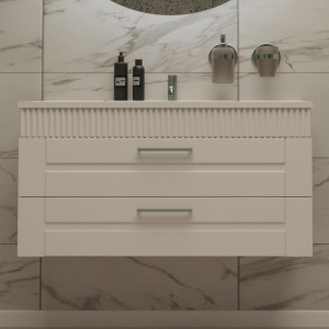 Тумба с раковиной Sanvit Турин 2 100, белая