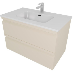 Тумба с раковиной Aquatek Вега 80 AQ77080-LC капучино светлый Тумба с раковиной Aquatek Вега 80 AQ77080-LC капучино светлый