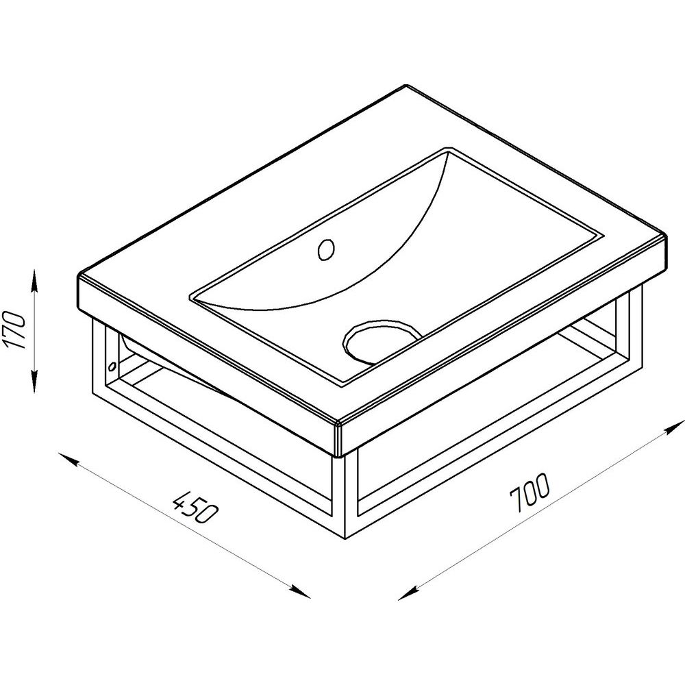 Купить Консоль Sanflor Тайлер 70 в Москве с доставкой Консоль Sanflor Тайлер 70