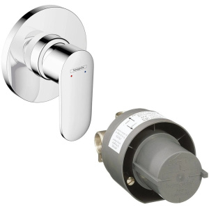 Смеситель для душа однорычажный со скрытой частью Hansgrohe Vernis Blend ВМ 71649000S хром