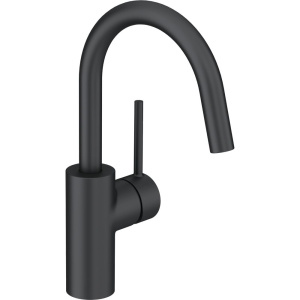 Смеситель для раковины Kludi Bozz 380283976 черный матовый