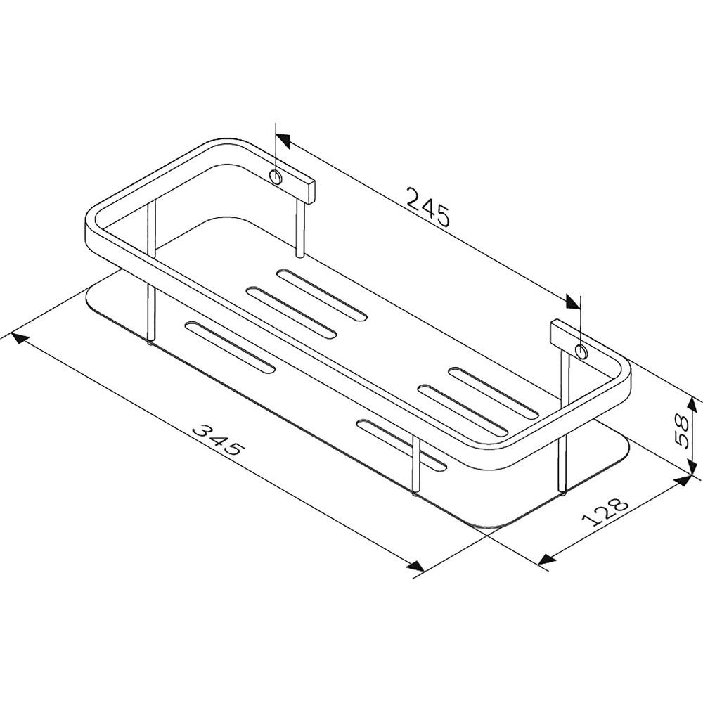 Купить Полка AM.PM Sense L A7453100 хром в Москве с доставкой Полка AM.PM Sense L A7453100 хром