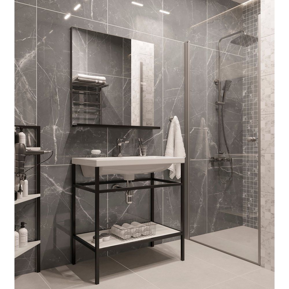 Купить Мебель для ванной DIWO Смоленск 80 с раковиной Como 80 в Москве с доставкой Мебель для ванной DIWO Смоленск 80 с раковиной Como 80