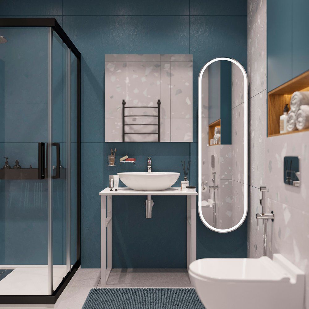 Мебель для ванной DIWO Элиста 80 белый мрамор, с раковиной Moduo 55 Leaf Мебель для ванной DIWO Элиста 80 белый мрамор, с раковиной Moduo 55 Leaf