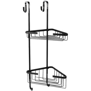 Полка Fixsen Hotel FX-853B-2 угловая, черная