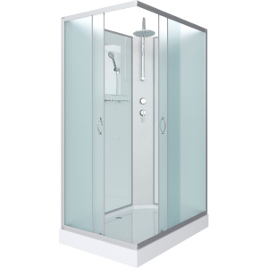 Душевая кабина Niagara Classic NG-43185-14QBKT 110х80 см, без крыши, с тропическим душем