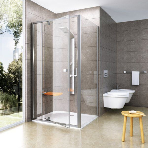 Душевой уголок Ravak Pivot PDOP2 100х90, Transparent, профиль сатин