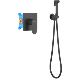 Гигиенический душ со смесителем Aquatek Оберон AQ1219MB черный