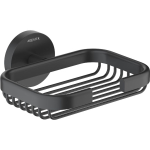 Мыльница Акватек Бетта AQ4633MB матовый черный Мыльница Акватек Бетта AQ4633MB матовый черный