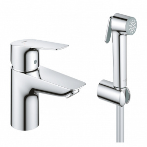 Cмеситель для раковины с гигиеническим душем Grohe BauEdge 23757001 Cмеситель для раковины с гигиеническим душем Grohe BauEdge 23757001