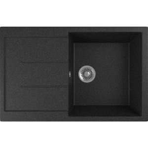 Мойка кухонная Domaci Бьелла DMC-25 черная Мойка кухонная Domaci Бьелла DMC-25 черная