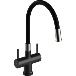 Смеситель для кухни Domaci Ливорно WFD04023 черный