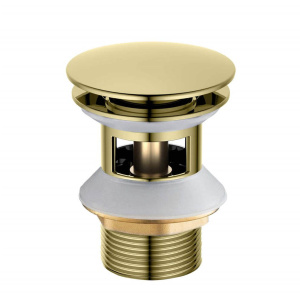 Донный клапан Aquatek AQ6002PG полированное золото Донный клапан Aquatek AQ6002PG полированное золото