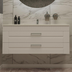 Тумба с раковиной Sanvit Турин 2 120, белая