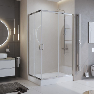 Душевой уголок BelBagno Uno -195 AH 2 120/100 C Cr