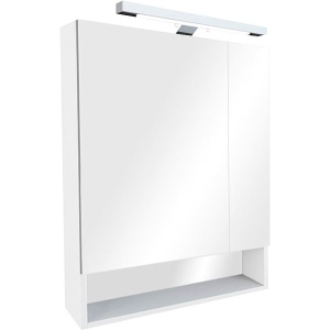 Зеркало-шкаф Roca Gap 70 белое матовое, с подсветкой