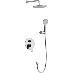 Душевой комплект Vincea Esse VSFW-1E1CH С ВНУТРЕННЕЙ ЧАСТЬЮ, хром