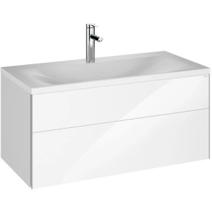 Тумба с раковиной Keuco Royal Reflex 100 39604210100 белая