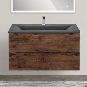 Тумба с раковиной Vincea Mia 90 темный дуб Тумба с раковиной Vincea Mia 90 темный дуб