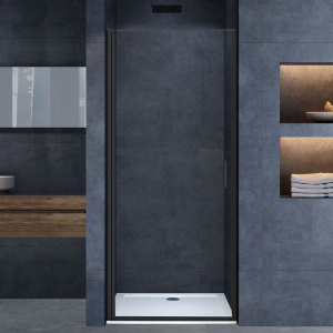 Душевая дверь в нишу Vincea Alpha VDP-3AL600CLB 60 см, стекло прозрачное, черный