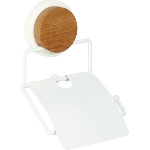 Держатель туалетной бумаги Fixsen Magic White FX-47010 с крышкой