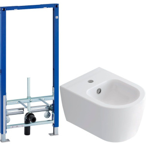 Комплект Биде STWORKI Ноттвиль K3106-2605 + Инсталляция Geberit Duofix 111.520.00.1