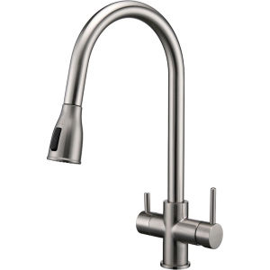 Смеситель для кухни Paulmark Lange 214212-NI никель