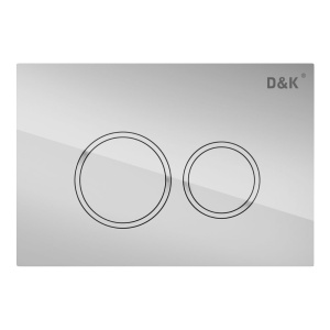 Кнопка смыва D&K Bayern, хром