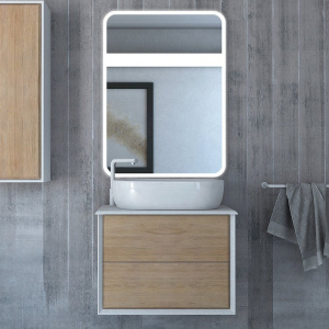 Мебель для ванной Cezares Bellagio 70 со столешницей rovere tabacco