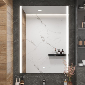 Зеркало Laparet Electra 80х110 с подсветкой, диммером, с функцией антизапотевания