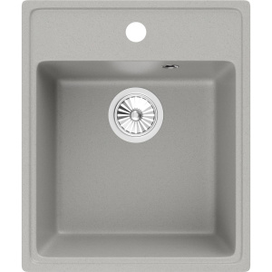 Мойка кухонная Domaci Солерно DF 425-04 платина