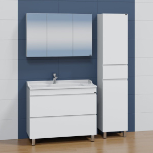 Мебель для ванной СаНта Марс 100 напольная, с ящиками