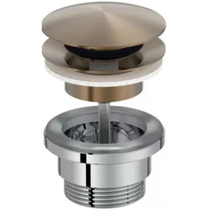 Донный клапан Jacob Delafon E30536-BCN с системой клик клак Донный клапан Jacob Delafon E30536-BCN с системой клик клак