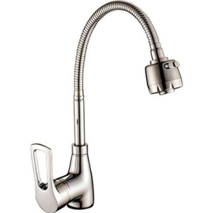 Смеситель для кухни Rossinka T T40-26, с гибким изливом