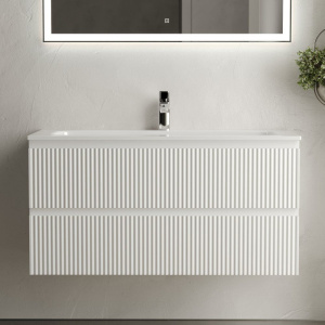 Тумба с раковиной Sancos Snob R 100 см, bianco Тумба с раковиной Sancos Snob R 100 см, bianco