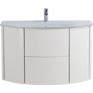 Тумба с раковиной Cezares Eden 91 bianco lucido, раковина 82399