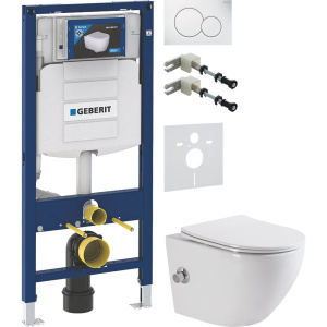 Комплект Унитаз подвесной BelBagno Uno BB3105CHR-BS/SC с микролифтом, со смесителем и функцией биде + Крепления Geberit Duofix 111.815.00.1 к стене + Шумоизоляция + Инсталляция UP 320 111.300.00.5 + Кнопка Sigma 01 115.770.11.5 белая Комплект Унитаз подвесной BelBagno Uno BB3105CHR-BS/SC с микролифтом, со смесителем и функцией биде + Крепления Geberit Duofix 111.815.00.1 к стене + Шумоизоляция + Инсталляция UP 320 111.300.00.5 + Кнопка Sigma 01 115.770.11.5 белая