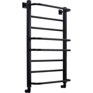 Полотенцесушитель водяной Comfysan Puro-K W-8 80х50 черный матовый