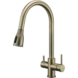 Смеситель для кухни Paulmark Lange 214212-BR, бронза Смеситель для кухни Paulmark Lange 214212-BR, бронза