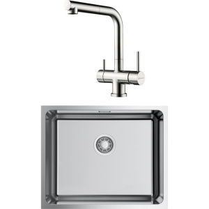 Комплект Мойка кухонная Omoikiri TADZAVA 54-U-IN нержавеющая сталь + Смеситель Takamatsu-S BN нержавеющая сталь Комплект Мойка кухонная Omoikiri TADZAVA 54-U-IN нержавеющая сталь + Смеситель Takamatsu-S BN нержавеющая сталь