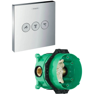 Переключатель потоков со скрытой частью Hansgrohe ShowerSelect 15764000S хром Переключатель потоков со скрытой частью Hansgrohe ShowerSelect 15764000S хром