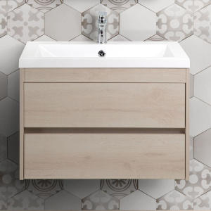 Тумба с раковиной Art&Max Family 60, подвесная, Pino Bianco