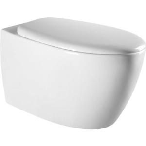 Унитаз подвесной Art&Max Imola AM217CHR/SC с микролифтом, белый