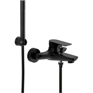Смеситель для ванны с душем Remer Infinity I02NO черный матовый Смеситель для ванны с душем Remer Infinity I02NO черный матовый
